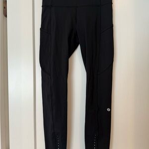 lululemon Fast and Free Black Leggings